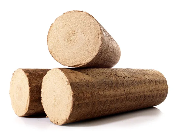Hartholzbriketts